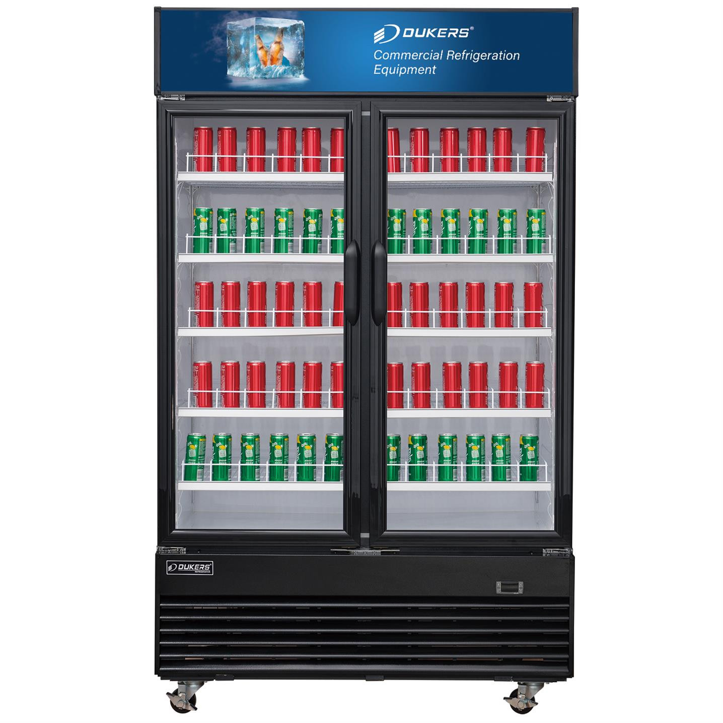 Bottom Mount (2) Two Glass Hinged Door Refrigerator - (48.73 cu ft)