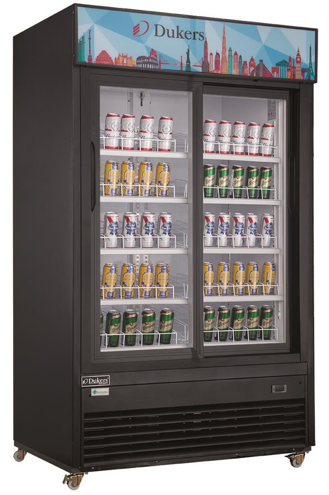 Bottom Mount (2) Two Glass Door Sliding Refrigerator - (47.67 cu ft)